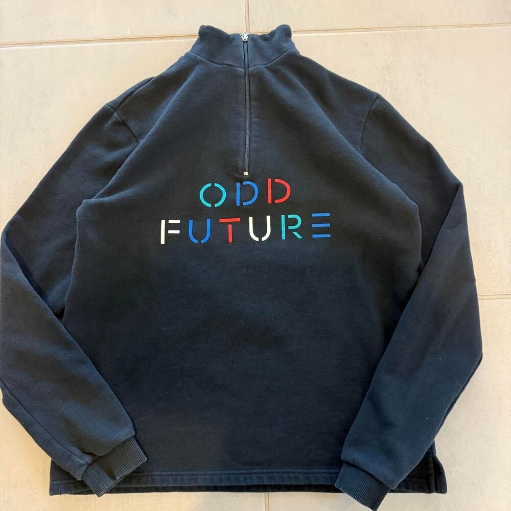 Odd-future Men's Black and Navy Sweatshirt